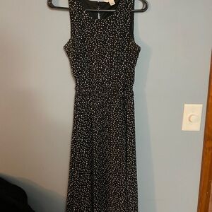 Christopher & Banks Black and White Maxi Dress